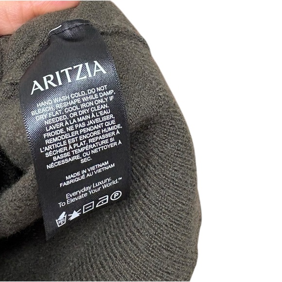 Aritzia Green Sleeveless Merino Wool Cropped Vest Size XS - Picture 4 of 7